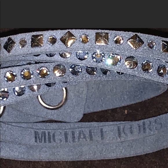 Michael Kors Leather Double Wrap Bracelet - Picture 3 of 4